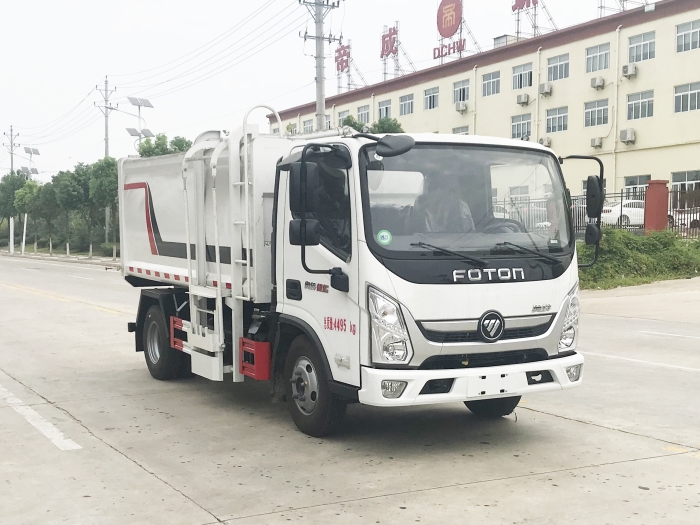 福田奧鈴側掛桶式垃圾車